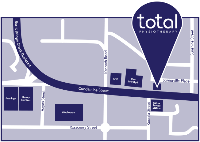 Total Physiotherapy Manly Vale location map