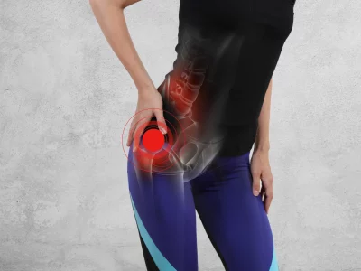 Woman hip joint